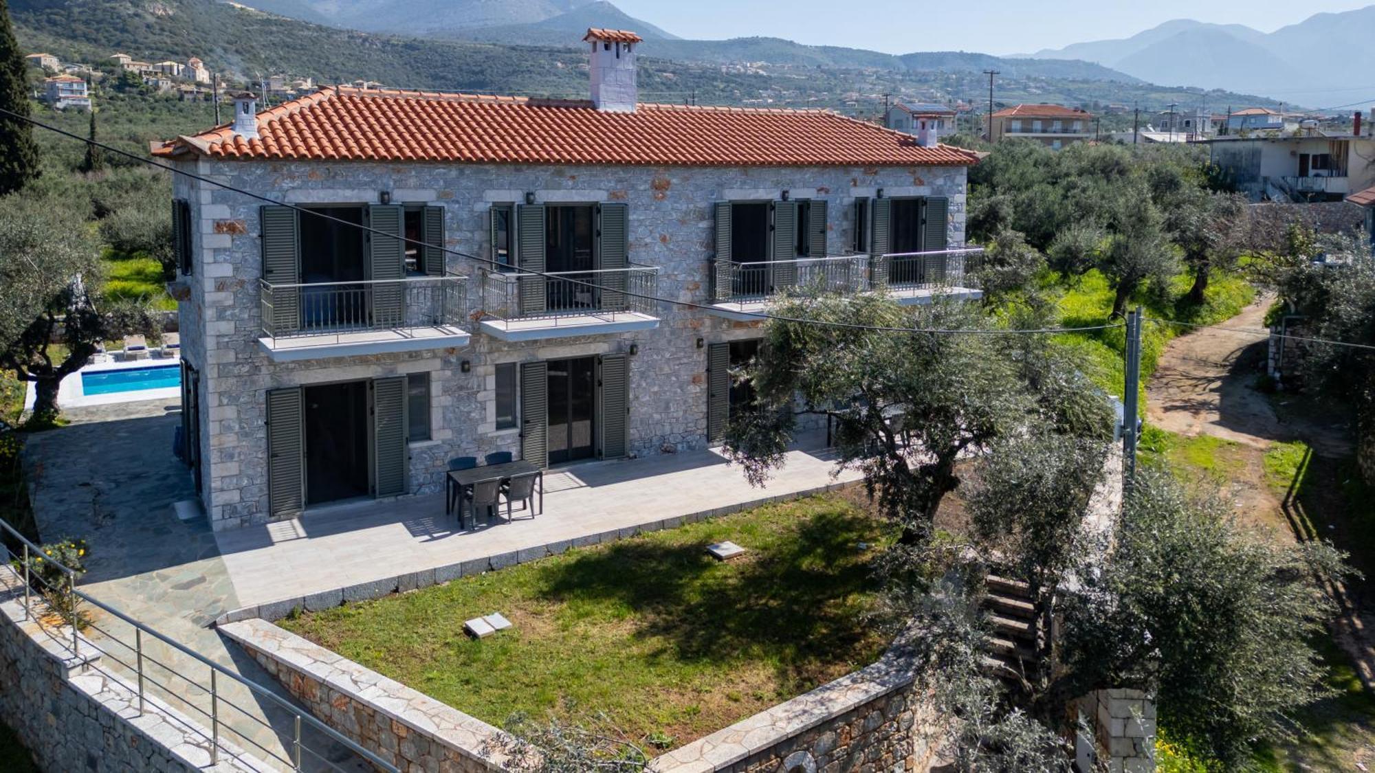 Torri Di Pietra Villa Stoúpa Eksteriør bilde